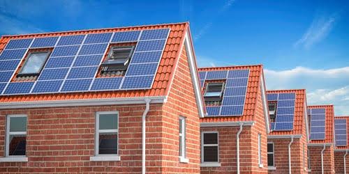 solar panels and heat pumps