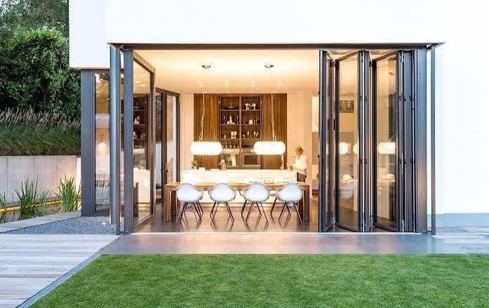 modern bi folding door