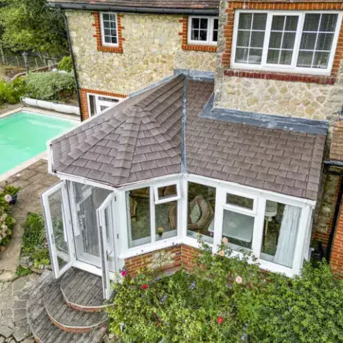 Conservatory Tiled & Insulated