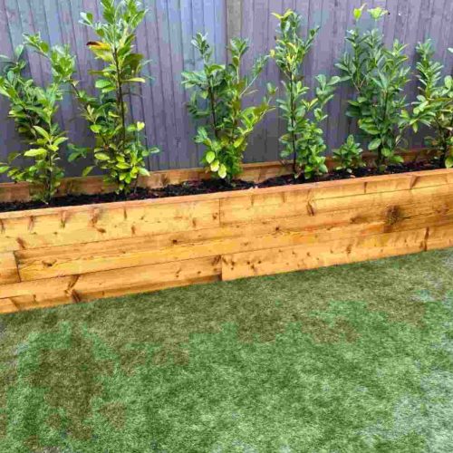 Domestic Fencing, Decking, Softwood Sleepers Project 1