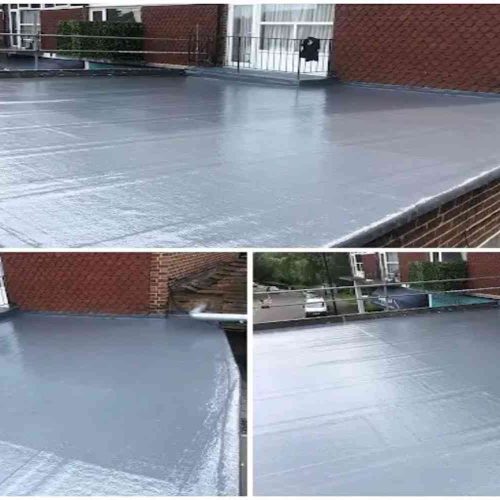 Liquid Membrane Roofing Kent Flat Roof Fibreglass Cold Applied Liquid Membrane Project 1