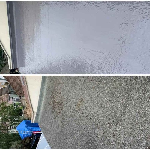 Liquid Membrane Roofing Kent Flat Roof Fibreglass Cold Applied Liquid Membrane Project 5