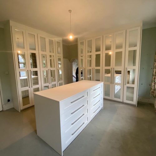 fitted wardrobe and bespoke furniture project 2