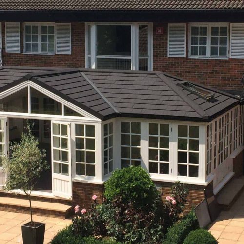 Tiled Conservatory Roof Surrey site 8 CAL Tiled and Insulated Conservatory Roof - 9